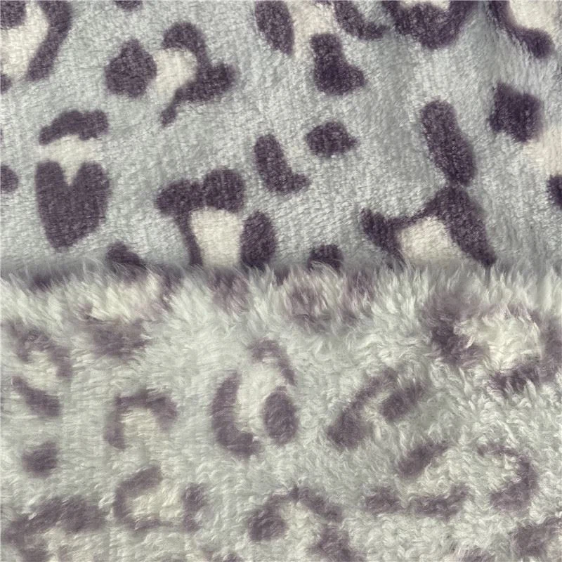 Printed coral fleece for sleep wearing_副本