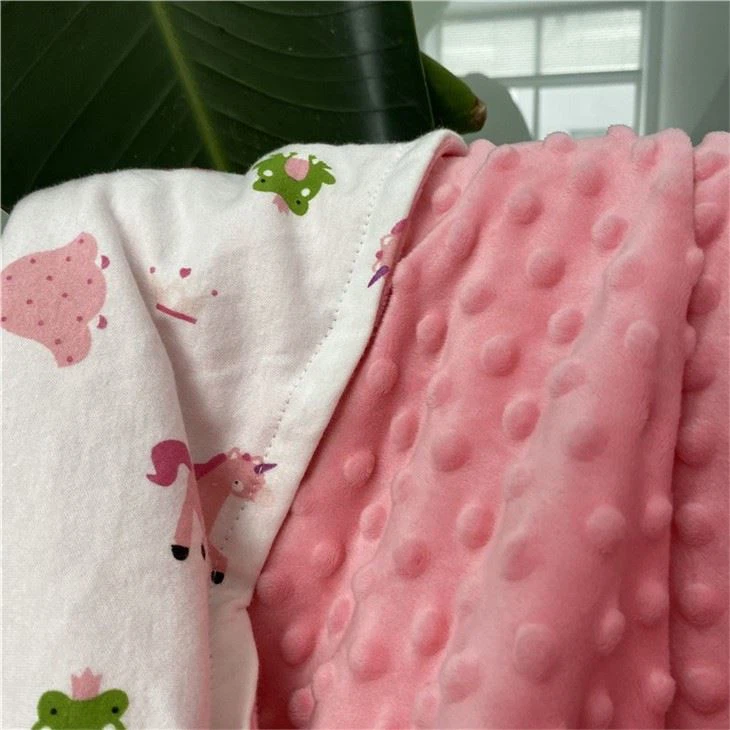 Self Binding Minky Blanket