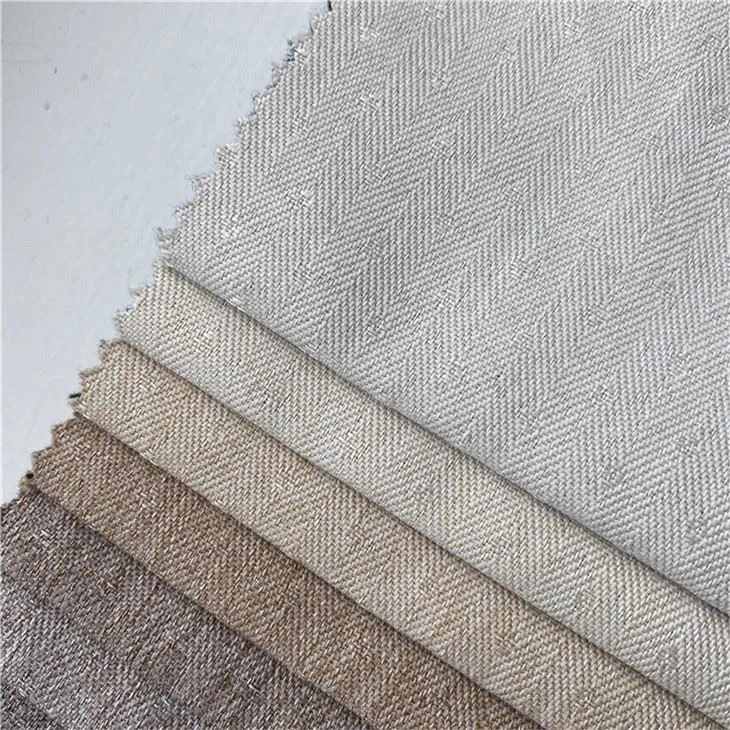 Patterned Linen Upholstery Fabric