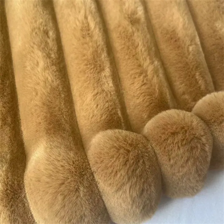 Rabbit Stripe Fleece Fabric