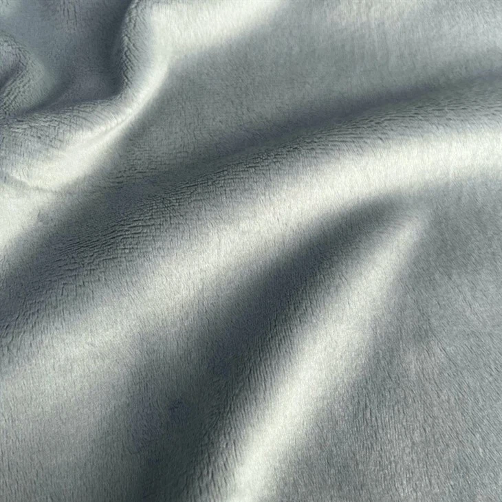 Grey Minky Fabric